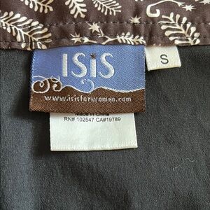 ISIS Women’s Black Wraparound Skirt
